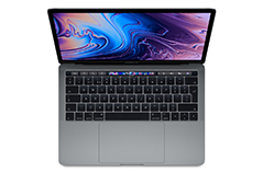 Hire Macbook pro retina 13 with touch bar 