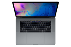 Hire Macbook pro retina 15 with touch bar